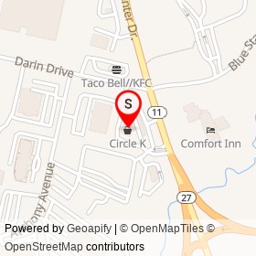 Circle K on Civic Center Drive, Augusta Maine - location map