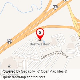 Best Western on Community Drive, Augusta Maine - location map