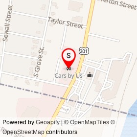 Cars by Us on State Street, Augusta Maine - location map