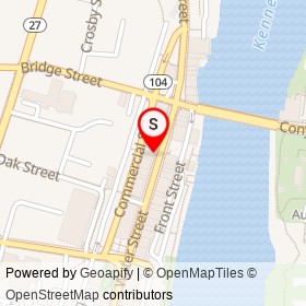 Elhouri's Phone Repair on Water Street, Augusta Maine - location map