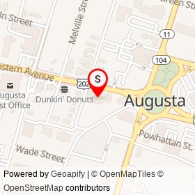 Northern Mattress and Furniture on Western Avenue (East), Augusta Maine - location map