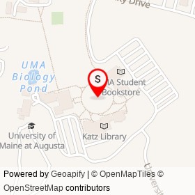 Campus Green on , Augusta Maine - location map