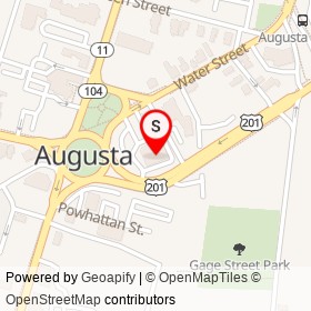 Walgreens on Water Street, Augusta Maine - location map