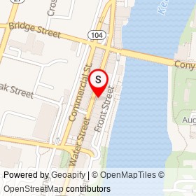 Guerrette Propertys on Water Street, Augusta Maine - location map