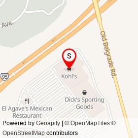 Kohl's on Stephen King Drive, Augusta Maine - location map