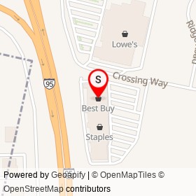 Best Buy on Crossing Way, Augusta Maine - location map