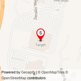Target on Crossing Way, Augusta Maine - location map