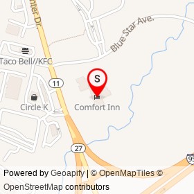 Comfort Inn on Civic Center Drive, Augusta Maine - location map