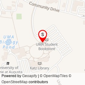 UMA Student Bookstore on University Drive, Augusta Maine - location map