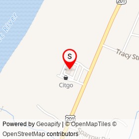 The Big Apple Food Store on Riverside Drive, Augusta Maine - location map