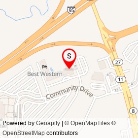 IHOP on Community Drive, Augusta Maine - location map