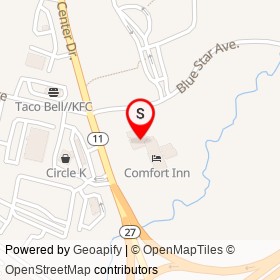 99 Restaurant on Blue Star Avenue, Augusta Maine - location map