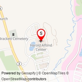 Harold Alfond Center on Old Belgrade Road, Augusta Maine - location map