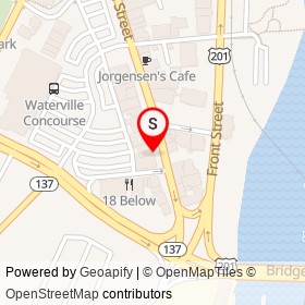 The Framemakers on Main Street, Waterville Maine - location map