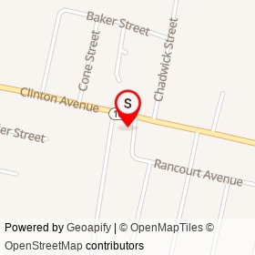 The 107 on Clinton Avenue, Waterville Maine - location map