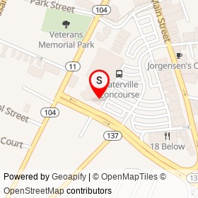 Goodwill on Spring Street, Waterville Maine - location map