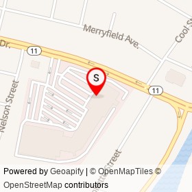 Hannaford on Kennedy Memorial Drive, Waterville Maine - location map