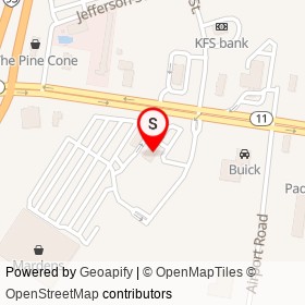 Pizza Hut on Kennedy Memorial Drive, Waterville Maine - location map