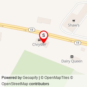 Central Maine Motors Chrysler Dodge Jeep Ram Fiat on Kennedy Memorial Drive, Waterville Maine - location map