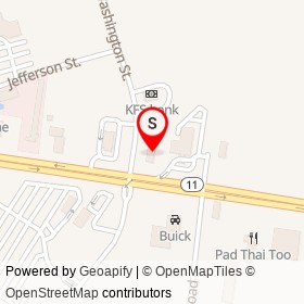 Super Shoes on Washington Street, Waterville Maine - location map