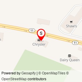 Fiat on Kennedy Memorial Drive, Waterville Maine - location map