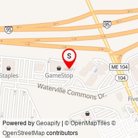 Starbucks on Waterville Commons Drive, Waterville Maine - location map