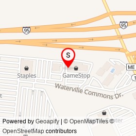 U.S. Cellular on Waterville Commons Drive, Waterville Maine - location map
