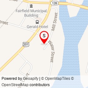 Fairfield Police Department on One Police Plaza, Fairfield Maine - location map