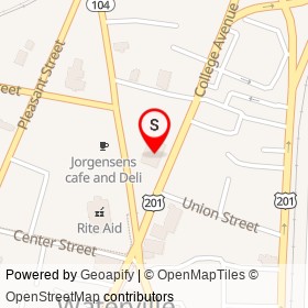 MaineGeneral Express Care on Main Street, Waterville Maine - location map