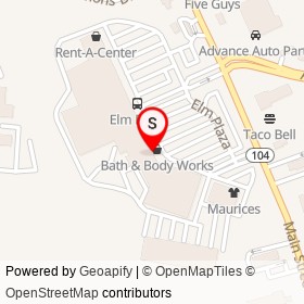 Bull Moose on Elm Plaza, Waterville Maine - location map