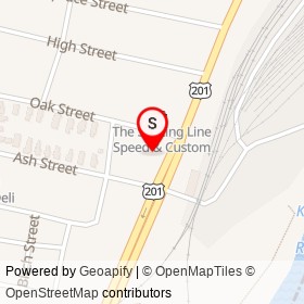 Ace Auto Sales on College Avenue, Waterville Maine - location map