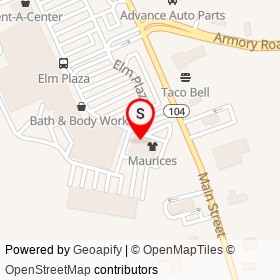Olympia Sports on Elm Plaza, Waterville Maine - location map