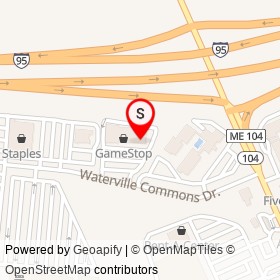 GNC on Waterville Commons Drive, Waterville Maine - location map