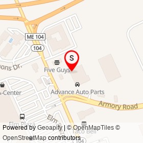 Harbor Freight Tools on Main Street, Waterville Maine - location map