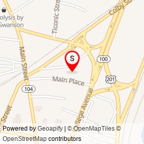 Kennebec Medical Consultants on Railroad Square, Waterville Maine - location map