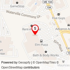 Hannaford Pharmacy on Elm Plaza, Waterville Maine - location map