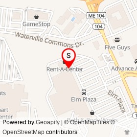 Aspen Dental on Elm Plaza, Waterville Maine - location map