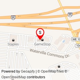 Sally Beauty Supply on Waterville Commons Drive, Waterville Maine - location map