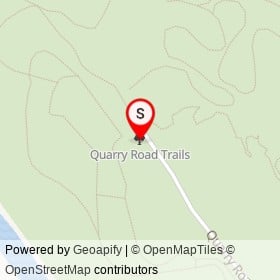 Quarry Road Trails on , Waterville Maine - location map