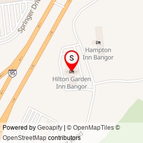 Hilton Garden Inn Bangor on Haskell Road, Bangor Maine - location map