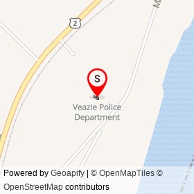 Veazie Police Department on Main Street, Bangor Maine - location map