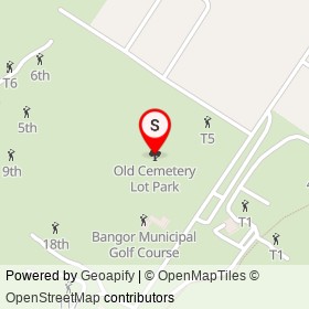 Old Cemetery Lot Park on , Bangor Maine - location map