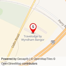 Travelodge by Wyndham Bangor on Odlin Road, Bangor Maine - location map