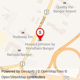 Howard Johnson by Wyndham Bangor on Odlin Road, Bangor Maine - location map