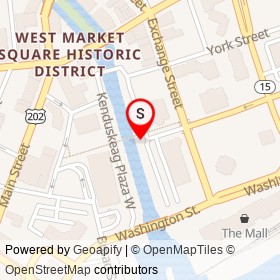 West Market Square Historic District on , Bangor Maine - location map