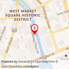 West Market Square Historic District on , Bangor Maine - location map