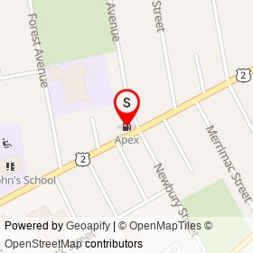 Apex on State Street, Bangor Maine - location map