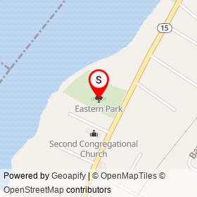 Eastern Park on , Brewer Maine - location map