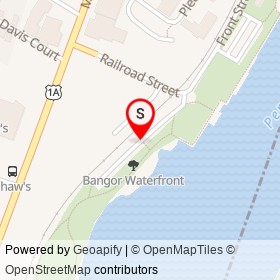 Bangor on , Bangor Maine - location map