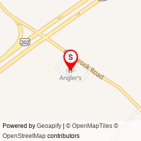 Angler's on Coldbrook Road, Hampden Maine - location map